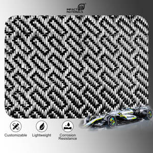 1 rouleau de tissu en fibre de carbone 3k/240g à armure sergé pour le renforcement structurel des voitures, des murs en béton, des sous-sols, des réparations de bateaux - Product Image 3