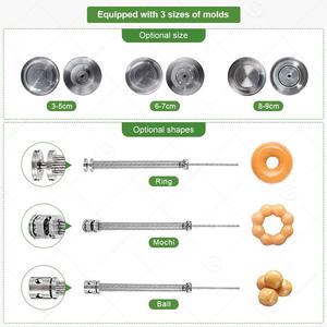 Máquina Comercial para Hacer Mini Donuts y Donuts Grandes, Modelo T-101u, con Tecnología Dinky Yeast Vada - Product Image 5