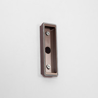 Applique murale LED rectangulaire en aluminium IP65 5W, design moderne, télécommande, intensité réglable et ultra-mince pour usage domestique