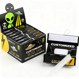 Natural Gum Arabic - 78 MM - 24 Livretos com 32 Papéis Por Folheto Rolling Papers - 1 1/4 - Product Image 2