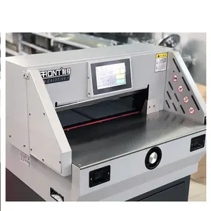 Máquina de corte de papel E490T, cortador de guilhotina, em estoque, A2, A4, frente, A3