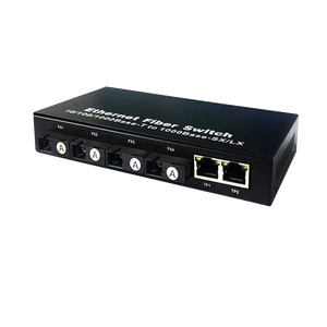 Convertidor de Medios de Fibra Óptica Gigabit Ethernet de Venta Caliente de Fábrica, Switch de 20KM 4SC + 2 RJ45, Convertidor de Medios de Red de Fibra Óptica - Product Image 3