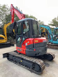 Mini-excavatrice Kubota 155 d'occasion du Japon, 5 tonnes, petite pelle, moteur Kubota d'origine, pour travaux de jardinage, de municipalité et de construction de canalisations. - Product Image 3