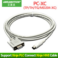 Cable de Programación PLC Xinje PC-XC, Conductor de Cobre, Aislamiento de PVC, Compatible con PLC de las Series XC1 XC2 XC3 XC5, Cable de Conversión PC-DVP