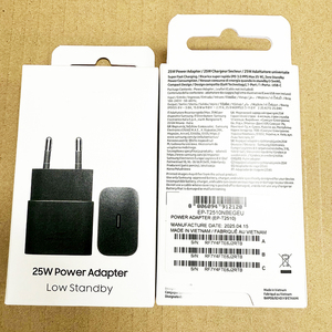 Cargador súper rápido, Adaptador tipo C de 25W, adaptador de pared USB tipo C, cargador tipo C para Samsung S25 S24 Ultra S23 +, Reino Unido, UE y EE. UU - Product Image 5