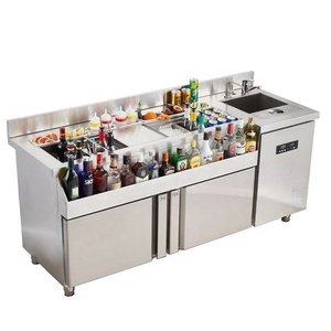 Refrigerador de Cócteles Personalizado para Tienda, Equipo de Cocina, Barra, Estación de Trabajo para Bartender, Equipo de Barra - Product Image 1