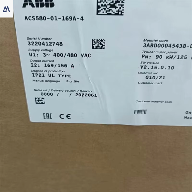 Brand New, Original, and Authentic ACS580 01 169A 4 Frequency Converter In-stock, Fast Shipping