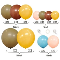 Ensemble de décoration de ballons de fête à faire soi-même, gonflable, pour café blush, couleur bleu citron, ballon en latex, kit de décoration en arc et guirlande