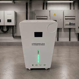 แบตเตอรี่ EU US Stock 51.2V 400Ah 20.48kWh 20kWh LiFePO4 6000 รอบการใช้งาน สำหรับระบบกักเก็บพลังงานแสงอาทิตย์แบบออฟกริด - Product Image 3