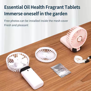Kipas Mini USB Portabel untuk Meja & Luar Ruangan, Lipat, Plastik Kecil dengan Layar Digital, Lima Kecepatan Angin, untuk Penggunaan Rumah Tangga - Product Image 6