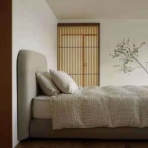 <span class=keywords><strong>Lit</strong></span> <span class=keywords><strong>en</strong></span> bois GEDO 2026 moderne et simple, couleur et taille personnalisables, avec éponge douce - Product Image 4