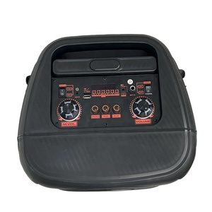 ลำโพงคาราโอเกะแบบล้อลากสำหรับใช้งานกลางแจ้ง ขนาด 12 นิ้ว 40 วัตต์ พร้อมไมโครโฟนและเอคโค่ สำหรับโทรศัพท์มือถือ ใช้ในบ้าน งานปาร์ตี้ ราคาโรงงาน ชาร์จไฟได้ รองรับไฟ RGB - Product Image 5