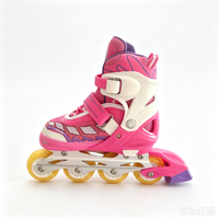 Patins à roulettes en ligne d'extérieur populaires de la série Ergonomics avec 4 roues en PU, conçus pour une protection intégrale et la sécurité des adultes
