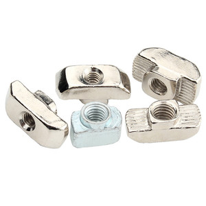 Tornillo de Martillo M3 M5 M6 y Tuerca para Perfil de Aluminio, Acero al Carbono, Zincado y Niquelado, Personalizable, Precio de Fábrica al Por Mayor - Product Image 2