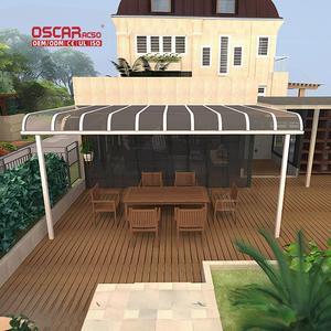 Auvent d'entrée extérieur en aluminium pour maison, cour d'entrée, parking, étanche, résistant aux UV, pergola, <span class=keywords><strong>véranda</strong></span>, auvent - Product Image 3