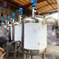 Cuve de mélange électrique multifonction en acier inoxydable avec agitateur pour le traitement industriel des liquides, sauces et boissons