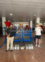 Pas besoin d'électricité Machine manuelle de fabrication de briques vente chaude en Haïti peut être utilisée comme machine de fabrication de blocs de briques creuses