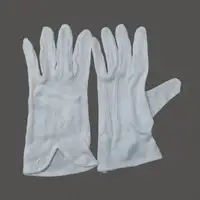 Gants de cérémonie en coton blanc, bande de marche personnalisée OEM, gants de sécurité en coton de bonne qualité par Canleo International