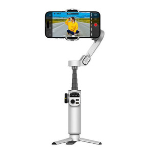 3-assige handheld gimbal telefoonstabilisator met verlengstok 8.0 anti-tril gezichtsvolging voor telefoon buitenopnames vlog - Product Image 2