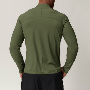 Veste de sport zippée pour homme, séchage rapide, respirante, coupe-vent, polyester et élasthanne, pour la course à pied et la salle de sport - Product Image 5