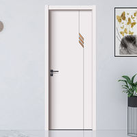 Moins cher WPC Porte Intérieure Maison Décoration À L'intérieur Nid D'abeille Papier Matériel Pvc Porte Peau Surface Wpc Porte