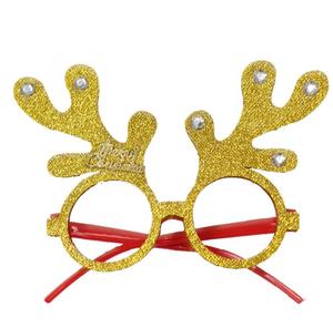 Cute Plastic Christmas Glasses <strong>Frame</strong> for Antlers <strong>Xmas</strong> <strong>Tree</strong> Photo Booth Props Custom Logo Kids Gifts New Year Decorations - Product Image 5