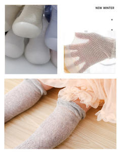 Kts456 Custom Ademende Anti-Mug Lange Baby Sokken Zomer Zachte Tpr Rubber Schoenzool Anti-Slip Peuter Pasgeboren Baby Sokken - Product Image 5