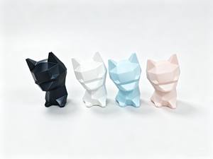 Cute Polygon Cat Car Air Vent <b>Perfume</b> AD‑202 Lightweight Car Fragrance Diffuser Clip‑on Car Decor Perfect Gift For Car Lovers - Product Image 2