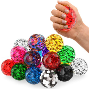TPR <b>Squeeze</b> Stress <b>Ball</b> Colorful Round Soft Stress Relief <b>Ball</b> Hand Grip Anxiety <b>Ball</b> for Adults Kids - Product Image 5