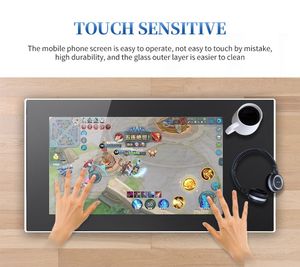 Table tactile capacitive en forme de U de 55 pouces pour enfants avec fonction multi-touch, utilisation éducative, interface USB, support au sol - Product Image 3