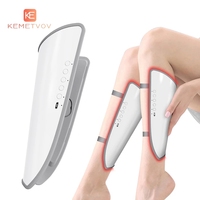 Appareil de massage des jambes des pieds sans fil entièrement automatique Airbag à pression d'air compresse chaude Masseur de veau à charge USB