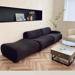 نسيج فوم مضغوط بدون عظم قماش مضغوط رخيص مضغوط للاستخدام المنزلي أثاث أنيق لغرفة المعيشة - Product Image 3