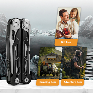 Pince <span class=keywords><strong>multifonction</strong></span> 16-en-1, <span class=keywords><strong>outil</strong></span> de poche EDC en acier inoxydable pour le camping, la survie et les aventures en plein air - Product Image 5