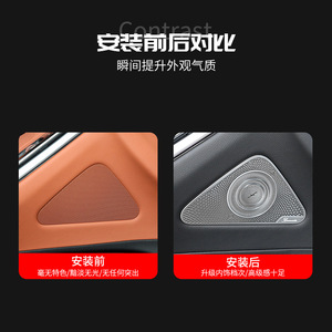 ฝาครอบลำโพงทวีตเตอร์ภายในรถยนต์ Xingbaiwang ทำจากโลหะ สำหรับรถยนต์ Mercedes-Benz S-Class ปี 2014-2023 - Product Image 3