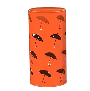 Portachiavi Moderno in Ferro <span class=keywords><strong>Arancione</strong></span> con Tracolla, Portafoto e <span class=keywords><strong>Portaombrelli</strong></span> con Serratura per Ingresso Casa - Product Image 1