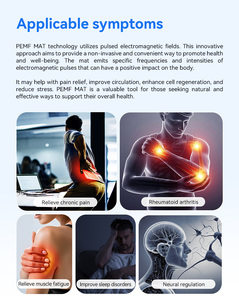 Alat Fisioterapi Rumah Tangga 0.5hz 72hz Terapi Medan Elektromagnetik Berdenyut Terapi Jaringan Dalam Matras Terapi PEMF - Product Image 5