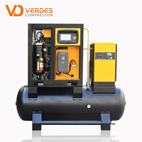 Compresseur d'air VERDES électrique 15kw 24hp 3m3/min 116psi compresseur d'air à vis stationnaire utilisé industriel pour système d'air