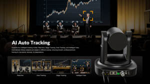 EAGLE P12A/20A/30A Yapay Zeka Destekli Otomatik Takipli PTZ Kamera, 2160P 60fps, 20X/30X Optik Zoom, Ticari Güvenlik ve Gözetim için - Product Image 2