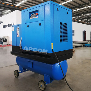 Compresor de Aire de Tornillo Sin Aceite, Estacionario, Integrado, Industrial, Bajo Ruido, 3.7kW 5Hp 380V 415V - Product Image 4