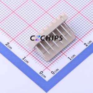 HC-2510-8AW Wire-to-Board Pin Header Bent Lead Through Hole,P=2.54mm Connector 1x8P 2.54mm Right Angle Insert 8P - Product Image 1