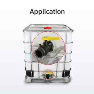 อะแดปเตอร์ถังหิ้ว IBC ตัวเชื่อมต่อ camlock PP สำหรับการถ่ายโอนน้ำทำสำหรับอุปกรณ์ท่อภาชนะ IBC - Product Image 2