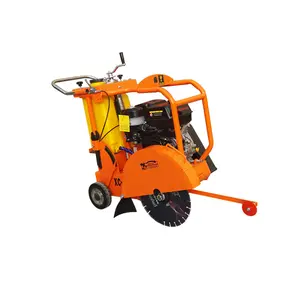Máquina cortadora de sierra de carretera de piso diésel de empuje manual de servicio pesado para asfalto y hormigón