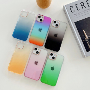 Custodia per telefono con cerchio con lente galvanica a gradiente all'ingrosso per <span class=keywords><strong>iPhone</strong></span> da <span class=keywords><strong>11</strong></span> a 16 pro max <span class=keywords><strong>cover</strong></span> protettiva da donna - Product Image 2