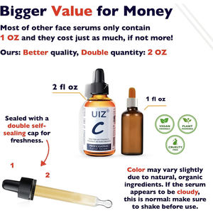 Suero de Vitamina C y Ácido Hialurónico de Marca Privada, Iluminador e Hidratante para Piel Seca y Sensible - Product Image 4