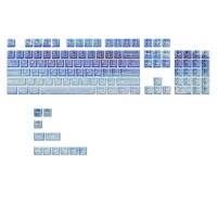 Clavier PC transparent à 115 touches RGB de style cristal, fabriqué en usine, en gros, transfrontalier, pour personnalisation DIY
