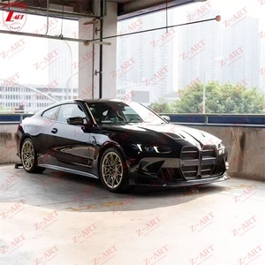 Z-ART R4 Lèvre avant en fibre de carbone sèche pour BMW M3 <span class=keywords><strong>M4</strong></span> 2021+ Spoiler avant en fibre de carbone sèche pour G80 G81 G82 G83 M3 <span class=keywords><strong>M4</strong></span> - Product Image 3