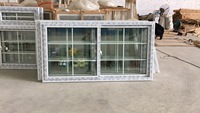 Fenêtre et Porte Coulissantes en PVC/UPVC de Haute Qualité pour Bureau, Intérieur ou Petit Sous-Sol