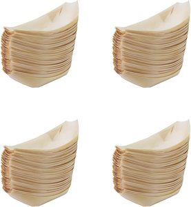 Sushi Container Bambus Holzboot - Product Image 4