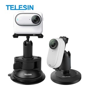 Accesorios para Cámara Deportiva Telesin, Kit de Base Magnética y con Ventosa, Soporte de Dirección para Cámara Insta360 GO3 - Product Image 1