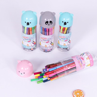 Kawaii papeterie peinture professionnelle stylo de couleur fournitures d'art pour enfants Graffiti aquarelle stylo ensemble